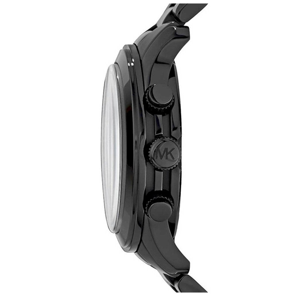  Shop Authentic Michael Kors Runway Chronograph Black Dial Black Steel Strap Watch for Men - MK8157 - Luxxuri