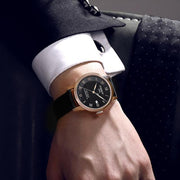  Shop Authentic Tissot Le Locle Powermatic 80 Black Dial Black Leather Strap Watch For Men - T006.407.36.053.00 - Luxxuri