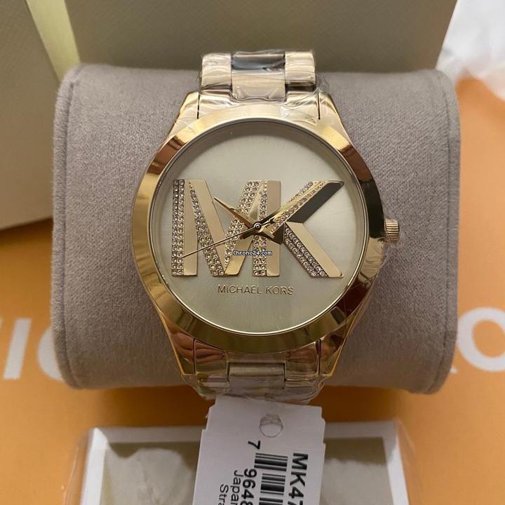  Shop Authentic Michael Kors Runway Gold Dial Gold Steel Strap Watch For Women - MK4732 - Luxxuri