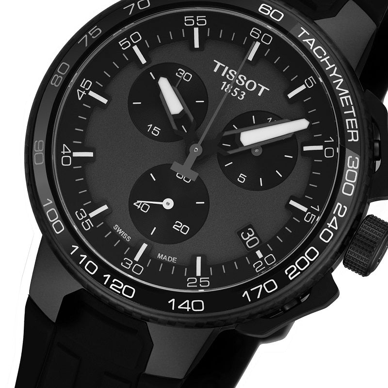  Shop Authentic Tissot T Race Cycling Chronograph Black Dial Black Rubber Strap Watch For Men - T111.417.37.441.03 - Luxxuri