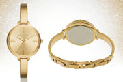  Shop Authentic Michael Kors Jaryn Analog Quartz Gold Dial Gold Steel Strap Watch For Women - MK3546 - Luxxuri