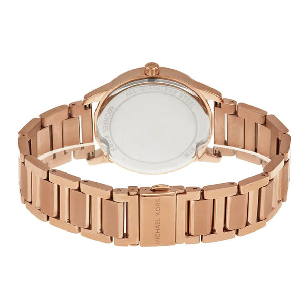  Shop Authentic Michael Kors Slim Runway Rose Gold Dial Rose Gold Steel Strap Watch for Women - MK3197 - Luxxuri