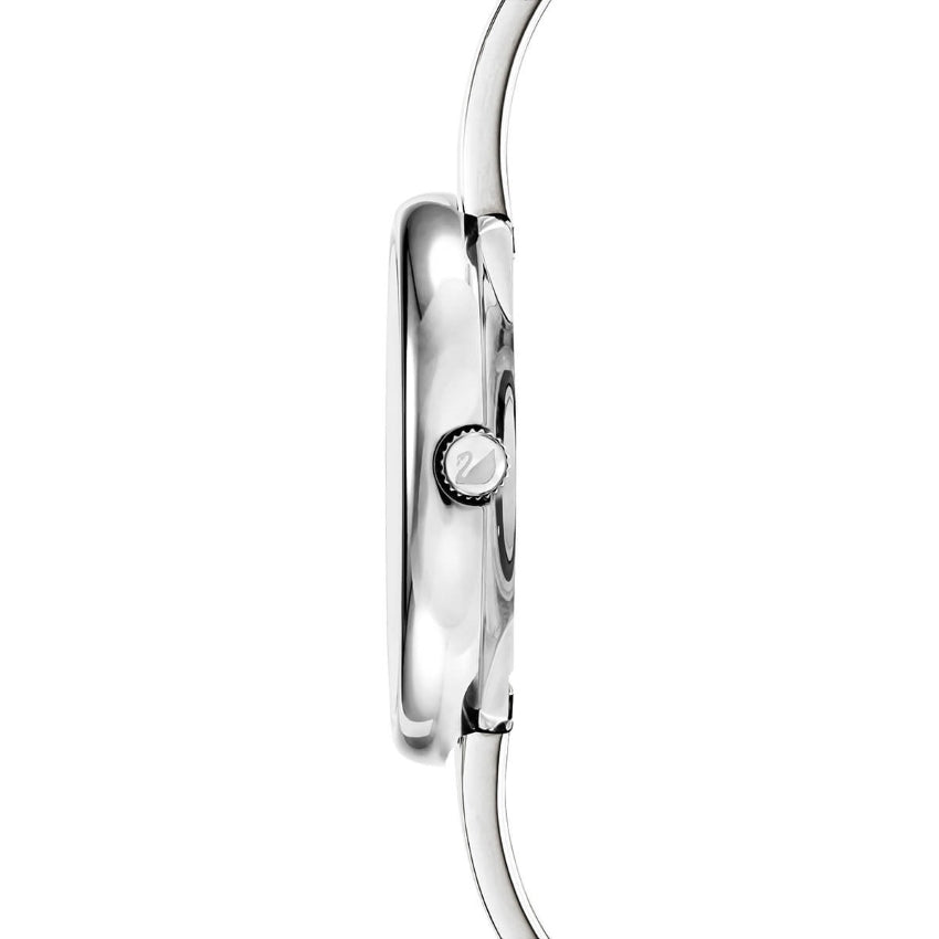  Shop Authentic Swarovski Crystalline Pure Silver Dial Silver Steel Strap Watch for Women - 5269256 - Luxxuri