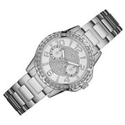  Shop Authentic Guess Sassy Multifunction Quartz Silver Dial Silver Steel Strap Watch For Women - W0705L1 - Luxxuri