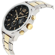  Shop Authentic Hugo Boss Professional Black Dial Two Tone Steel Strap Watch for Men - 1513529 - Luxxuri