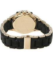  Shop Authentic Marc Jacobs Rock Chronograph Black Dial Black Silicone Strap Watch for Women - MBM2552 - Luxxuri