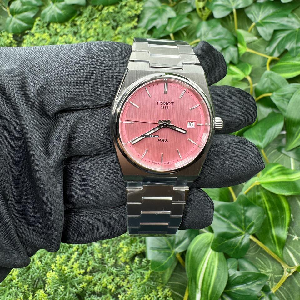  Shop Authentic Tissot PRX Quartz Pink Dial Silver Steel Strap Watch for Women - T137.210.11.331.00 - Luxxuri