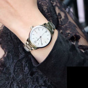  Shop Authentic Burberry The Classic Silver Dial Silver Steel Strap Watch for Women - BU10108 - Luxxuri