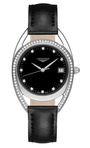 Shop Authentic Longines Equestrian Arche Quartz Diamond Black Dial Watch for Women - L6.136.0.57.0 - Luxxuri