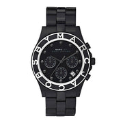  Shop Authentic Marc Jacobs Blade Chronograph Black Dial Black Steel Strap Watch for Women - MBM3083 - Luxxuri