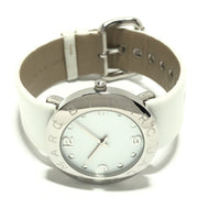  Shop Authentic Marc Jacobs Amy White Dial White Leather Strap Watch for Women - MBM1136 - Luxxuri