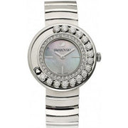  Shop Authentic Swarovski Lovely Crystal Mother of Pearl Dial Silver Steel Strap Watch for Women - 1160307 - Luxxuri