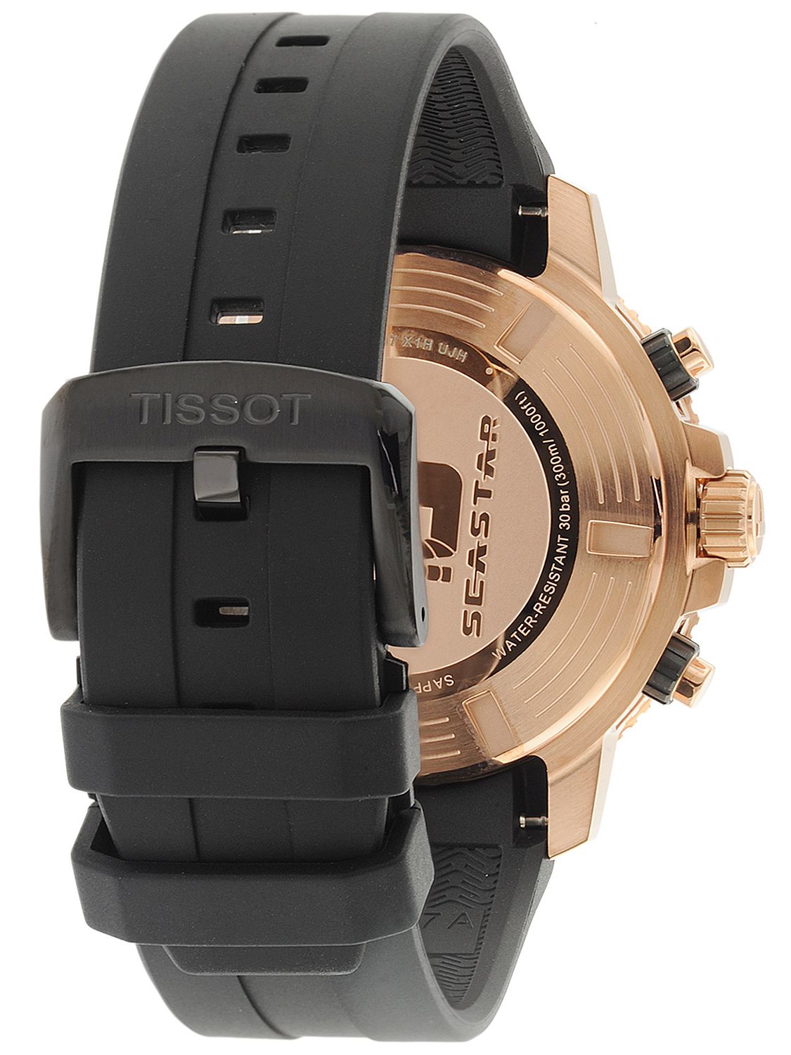 Shop Authentic Tissot Seastar 1000 Chronograph Black Dial Black Rubber Strap Watch For Men - T120.417.37.051.00 - Luxxuri