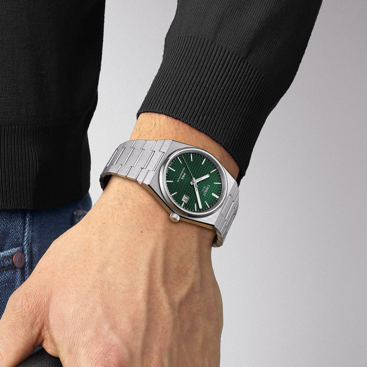  Shop Authentic Tissot PRX Powermatic 80 Green Dial Silver Steel Strap Watch For Men - T137.407.11.091.00 - Luxxuri