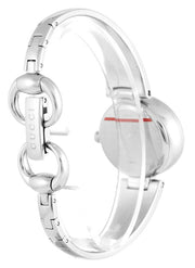  Shop Authentic Gucci Guccissima Quartz Diamonds Brown Dial Silver Steel Strap Watch For Women - YA134503 - Luxxuri