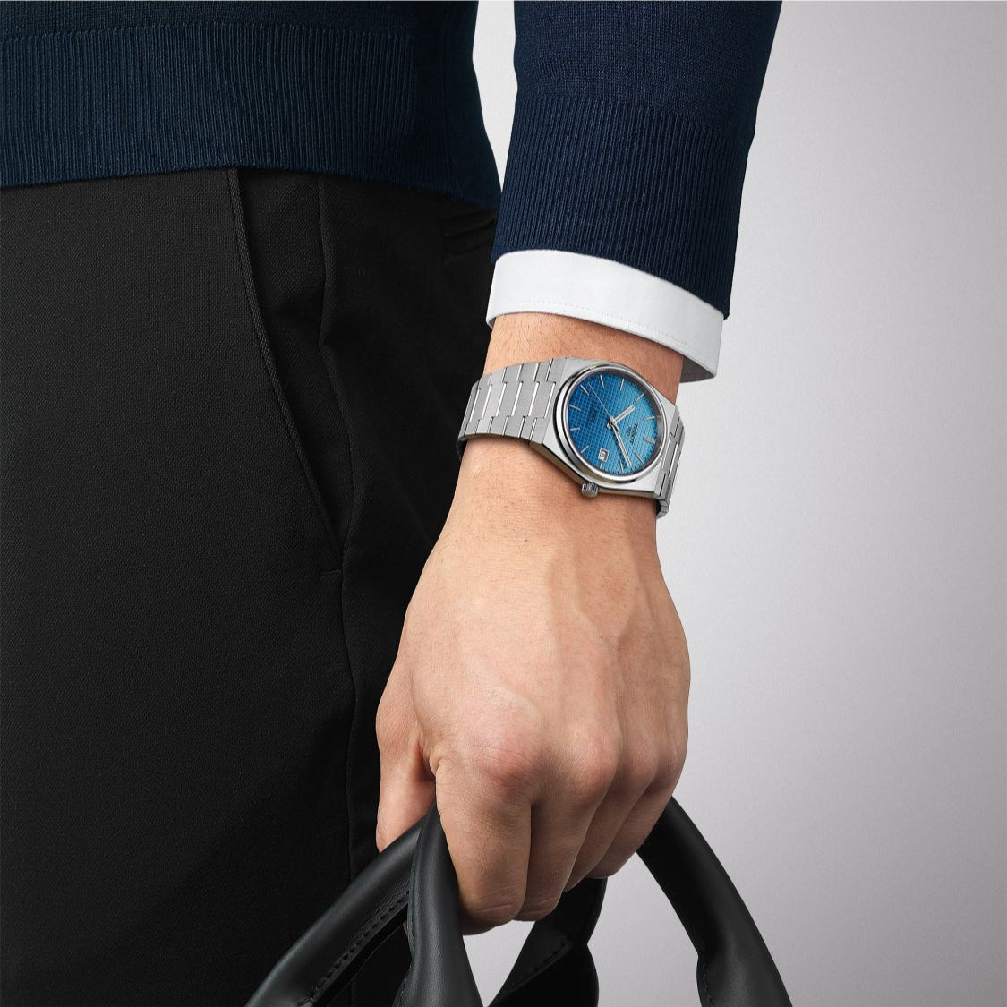  Shop Authentic Tissot PRX Powermatic 80 Gradient Blue Dial Silver Steel Strap Watch for Men - T137.407.11.351.01 - Luxxuri