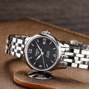  Shop Authentic Tissot Le Locle Small Automatic Black Dial Silver Steel Strap Watch For Women - T41.1.183.54 - Luxxuri