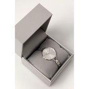  Shop Authentic Calvin Klein Graphic White Dial Silver Steel Strap Watch for Women - K7E23146 - Luxxuri