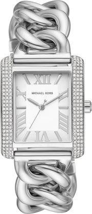  Shop Authentic Michael Kors Emery Three Hand White Dial Silver Steel Strap Watch For Women - MK7438 - Luxxuri