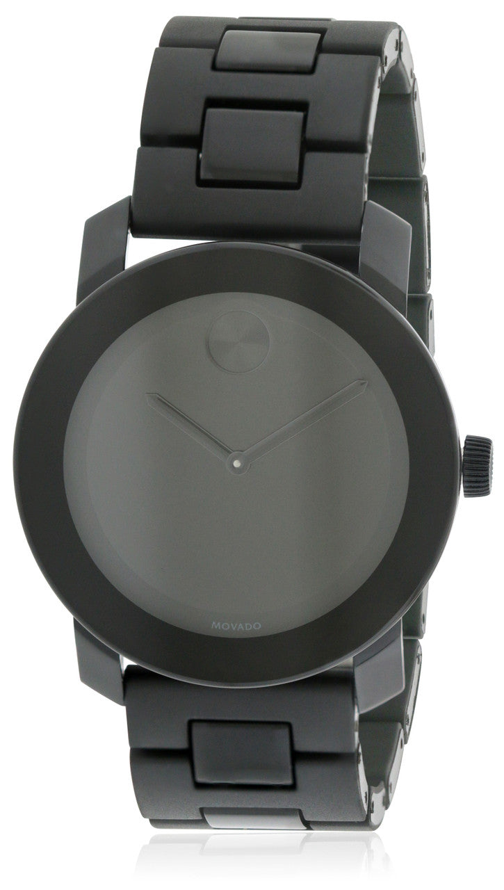  Shop Authentic Movado Bold Black Dial Black Steel Strap Watch For Men - 3600047 - Luxxuri