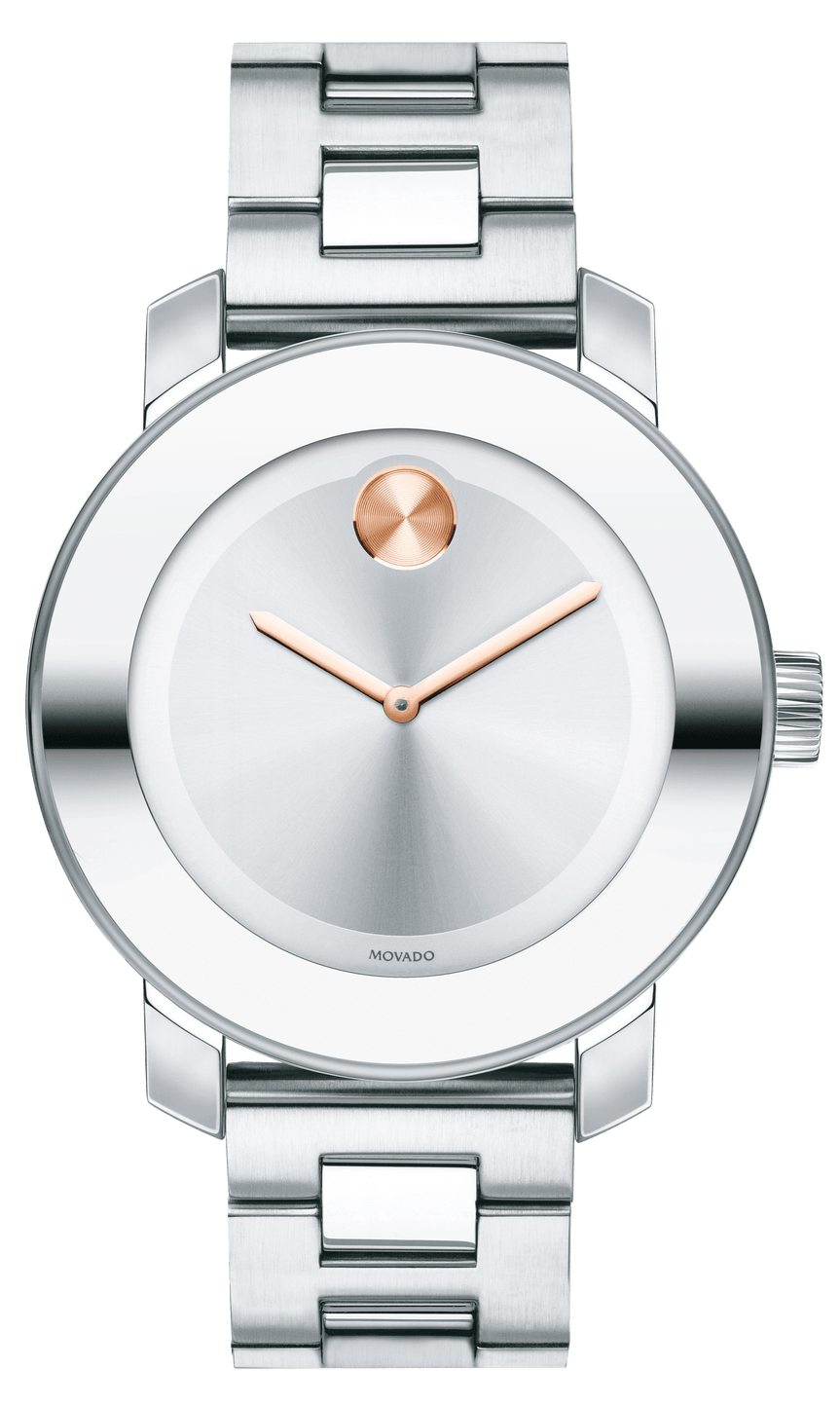  Shop Authentic Movado Bold Silver Dial Silver Steel Strap Watch For Women - 3600084 - Luxxuri