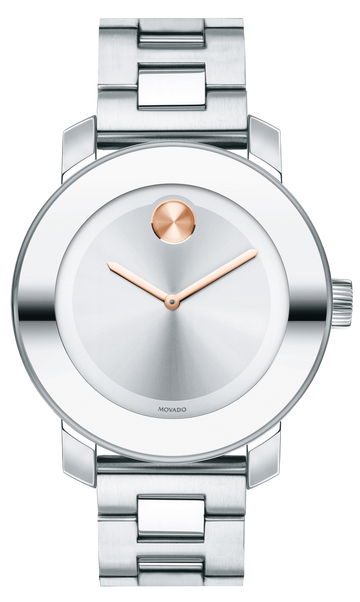  Shop Authentic Movado Bold Silver Dial Silver Steel Strap Watch For Women - 3600084 - Luxxuri