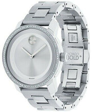  Shop Authentic Movado Bold Diamonds Silver Dial Silver Steel Strap Watch for Women - 3600149 - Luxxuri