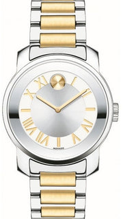  Shop Authentic Movado Bold Silver Dial Two Tone Steel Strap Watch for Women - 3600245 - Luxxuri