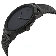 Shop Authentic Movado Bold Black Dial Black Mesh Bracelet Watch For Men - 3600261 - Luxxuri