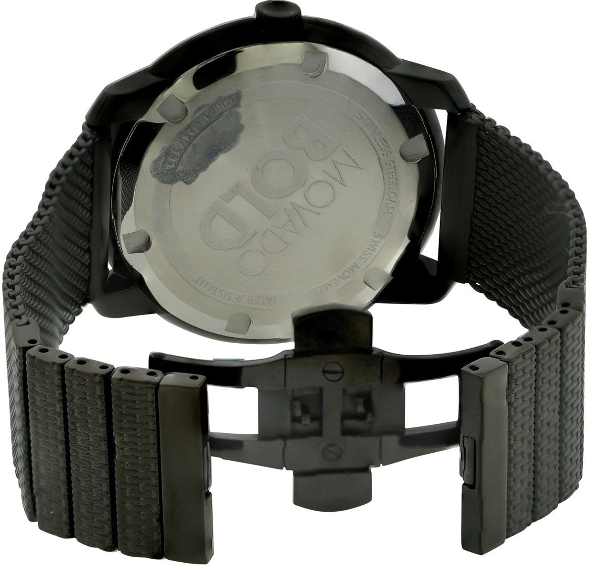  Shop Authentic Movado Bold Black Dial Black Mesh Bracelet Watch For Men - 3600261 - Luxxuri
