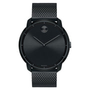  Shop Authentic Movado Bold Black Dial Black Mesh Bracelet Watch For Men - 3600261 - Luxxuri