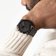  Shop Authentic Movado Bold Black Dial Black Mesh Bracelet Watch For Men - 3600261 - Luxxuri