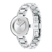  Shop Authentic Movado Bold Silver Dial Silver Steel Strap Watch For Women - 3600381 - Luxxuri