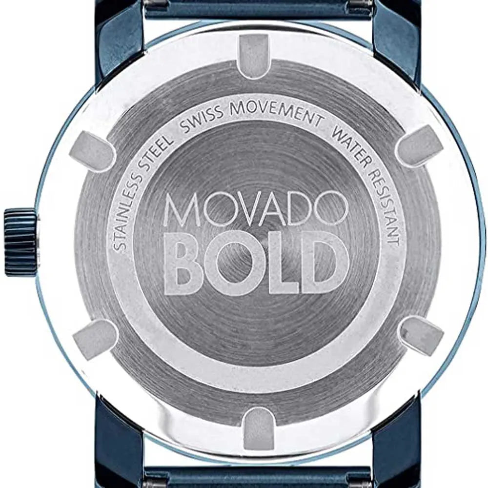  Shop Authentic Movado Bold Blue Dial Blue Steel Strap Watch For Women - 3600388 - Luxxuri