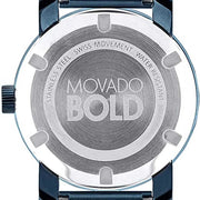  Shop Authentic Movado Bold Blue Dial Blue Steel Strap Watch For Women - 3600388 - Luxxuri