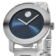  Shop Authentic Movado Bold Blue Dial Silver Steel Strap Watch for Women - 3600396 - Luxxuri