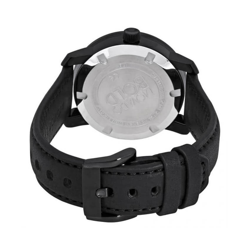  Shop Authentic Movado Bold Black Dial Black Leather Strap Watch for Women - 3600483 - Luxxuri
