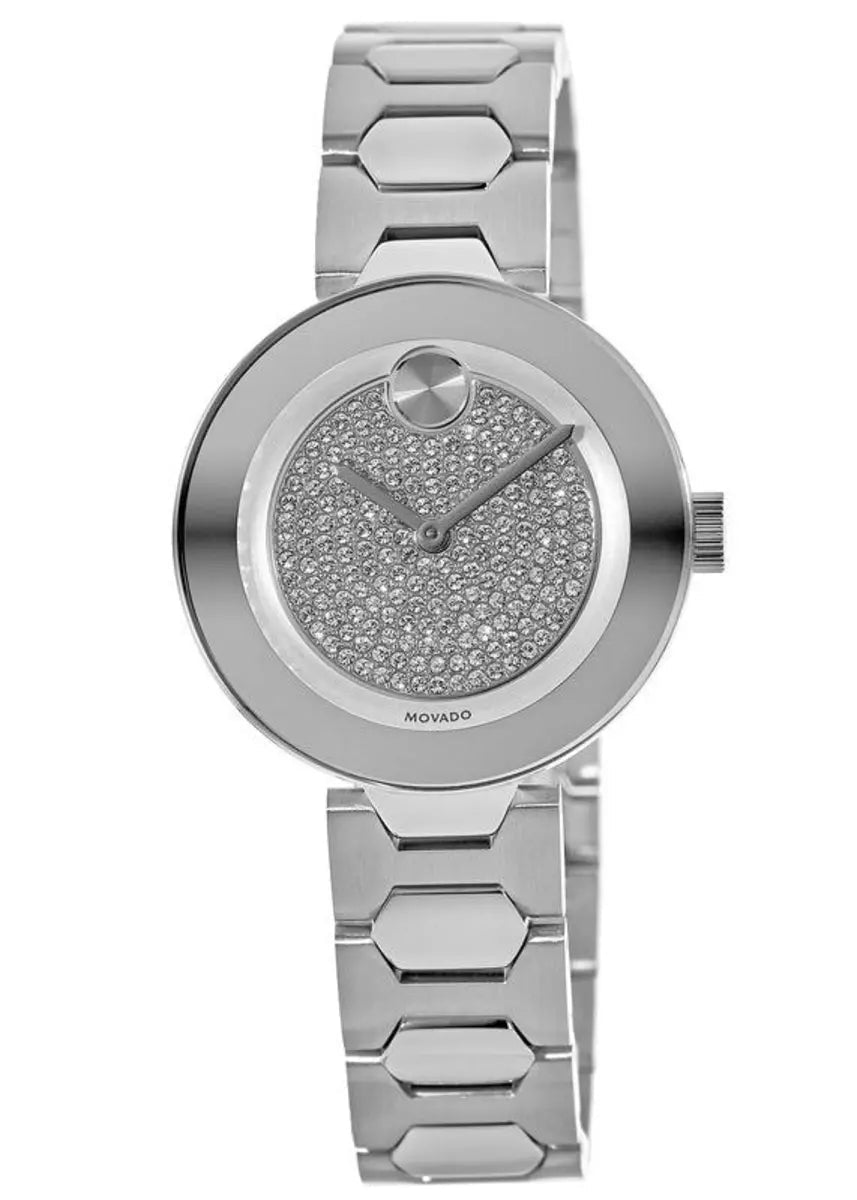  Shop Authentic Movado Bold Silver Dial Silver Steel Strap Watch For Women - 3600567 - Luxxuri