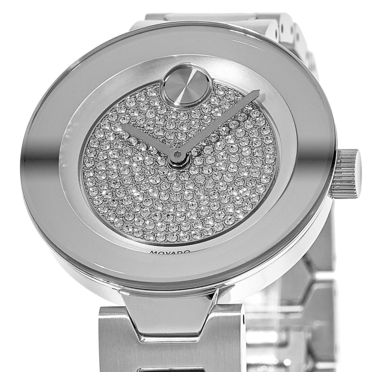  Shop Authentic Movado Bold Silver Dial Silver Steel Strap Watch For Women - 3600567 - Luxxuri