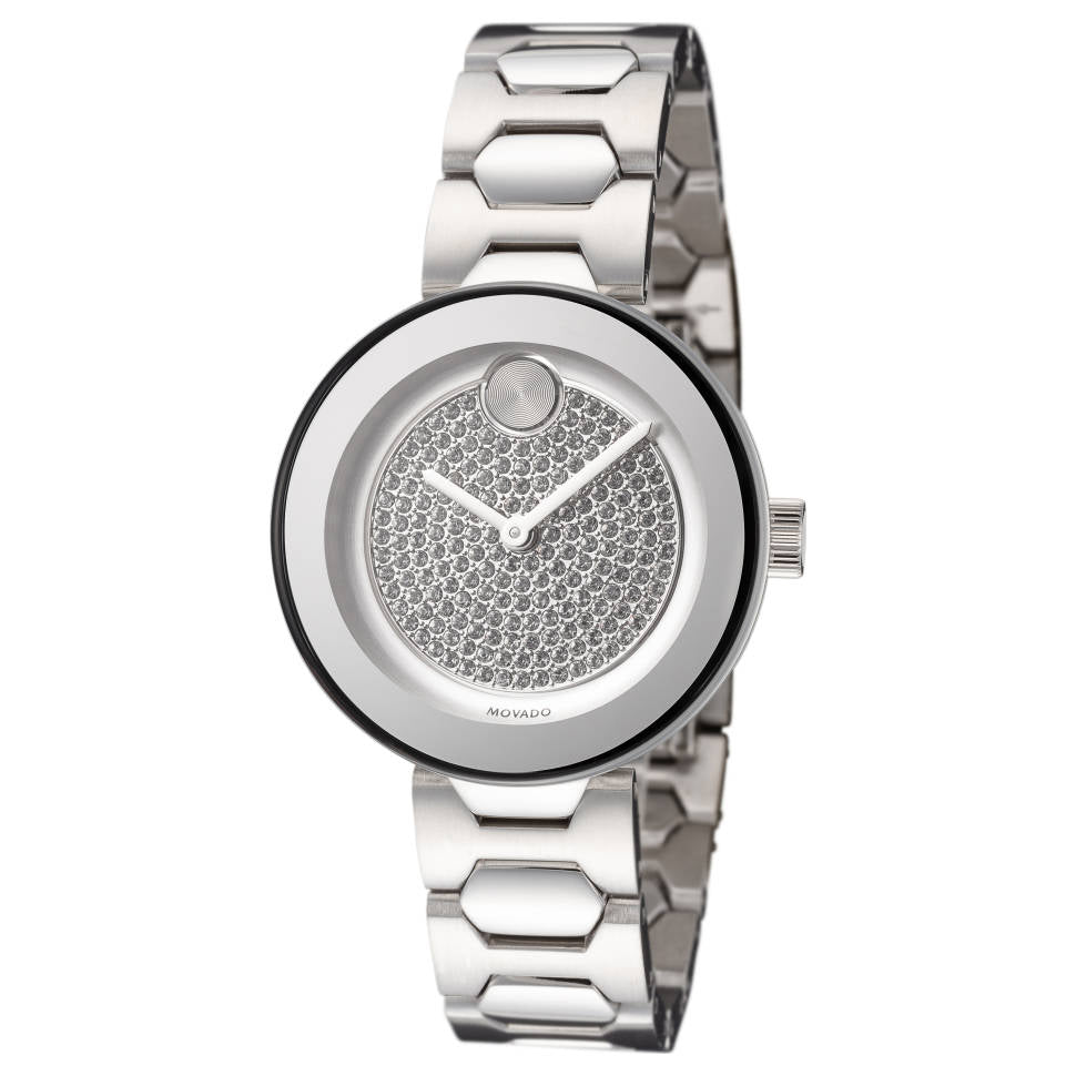  Shop Authentic Movado Bold Silver Dial Silver Steel Strap Watch For Women - 3600567 - Luxxuri