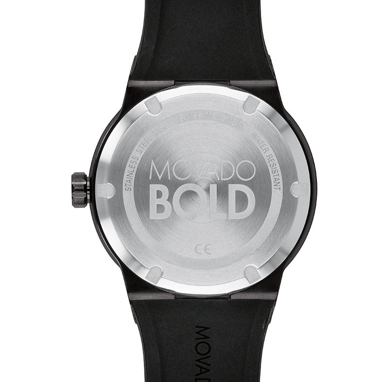  Shop Authentic Movado Bold Fusion Black Dial Black Rubber Strap Watch for Men - 3600621 - Luxxuri