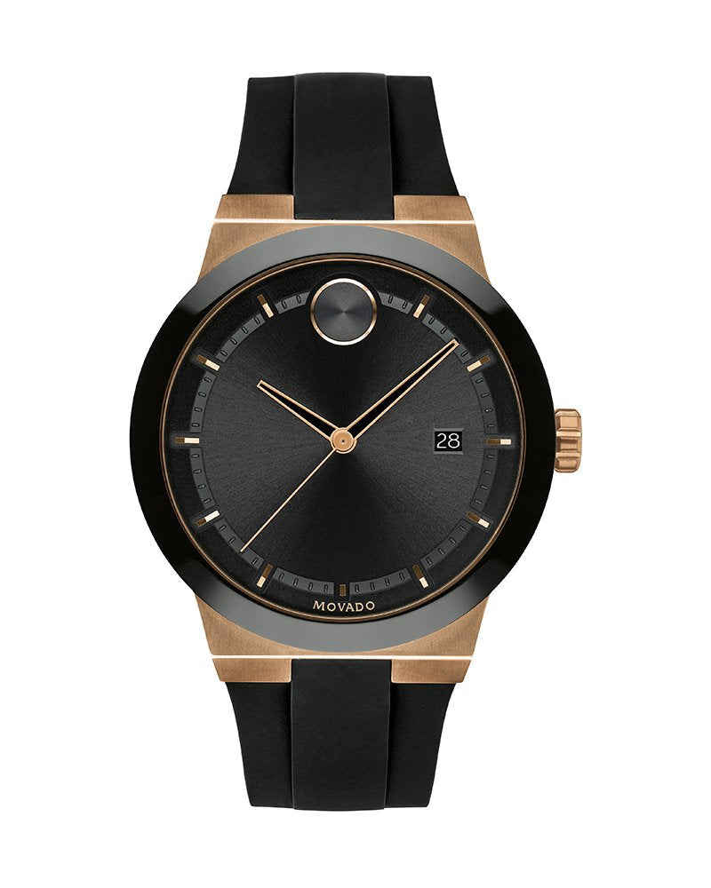  Shop Authentic Movado Bold Fusion Black Dial Black Silicone Strap Watch for Men - 3600622 - Luxxuri