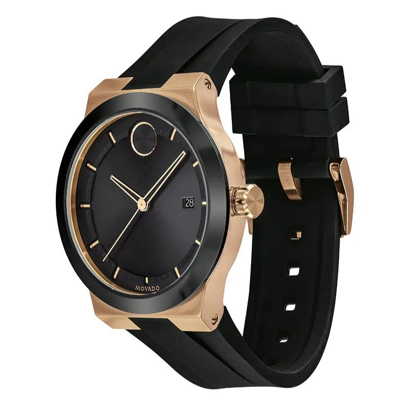  Shop Authentic Movado Bold Fusion Black Dial Black Silicone Strap Watch for Men - 3600622 - Luxxuri