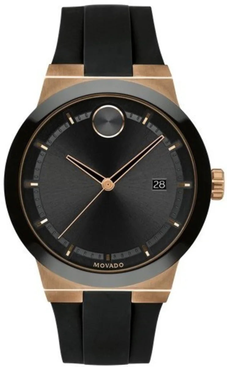  Shop Authentic Movado Bold Fusion Black Dial Black Silicone Strap Watch for Men - 3600622 - Luxxuri