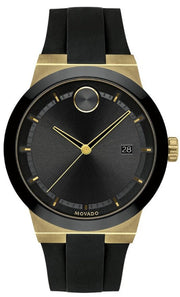  Shop Authentic Movado Bold Black Dial Black Rubber Strap Watch for Men - 3600623 - Luxxuri