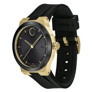  Shop Authentic Movado Bold Black Dial Black Rubber Strap Watch for Men - 3600623 - Luxxuri