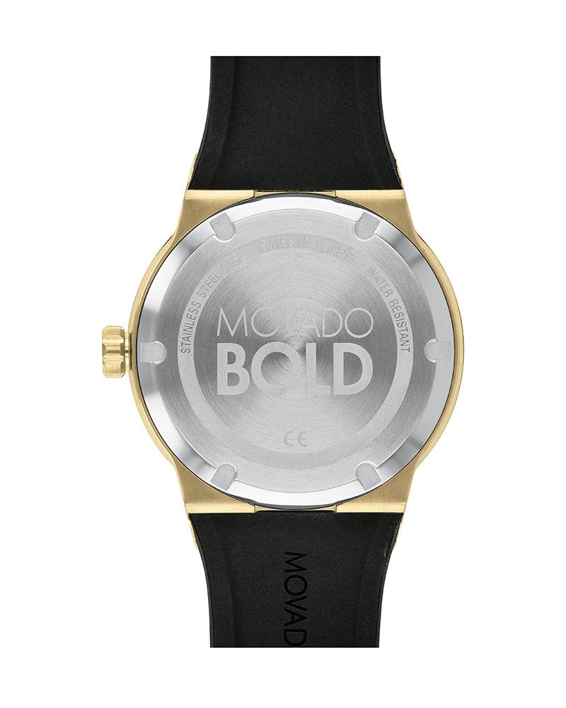  Shop Authentic Movado Bold Black Dial Black Rubber Strap Watch for Men - 3600623 - Luxxuri