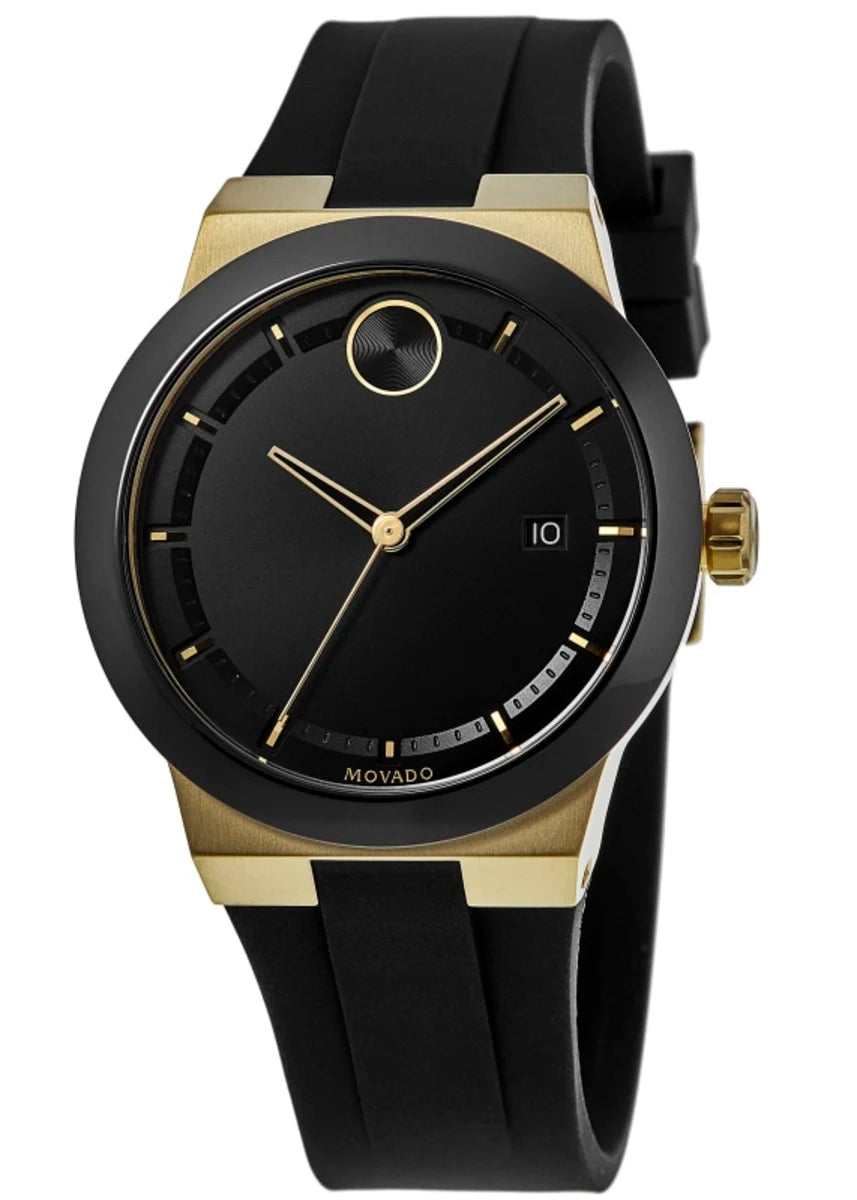  Shop Authentic Movado Bold Black Dial Black Rubber Strap Watch for Men - 3600623 - Luxxuri