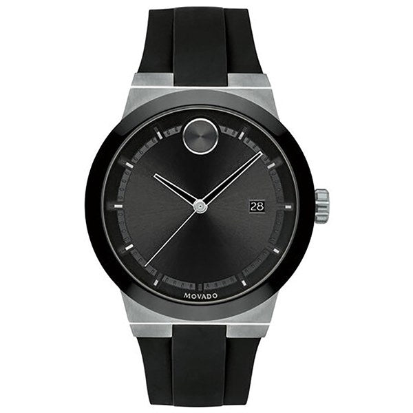 Shop Authentic Movado Bold Fusion Black Dial Black Silicone Strap Watch for Men - 3600624 - Luxxuri