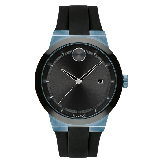  Shop Authentic Movado Bold Fusion Black Dial Black Rubber Strap Watch for Men - 3600626 - Luxxuri